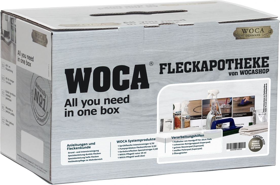 WOCA Fleckapotheke - Alles in einer Box